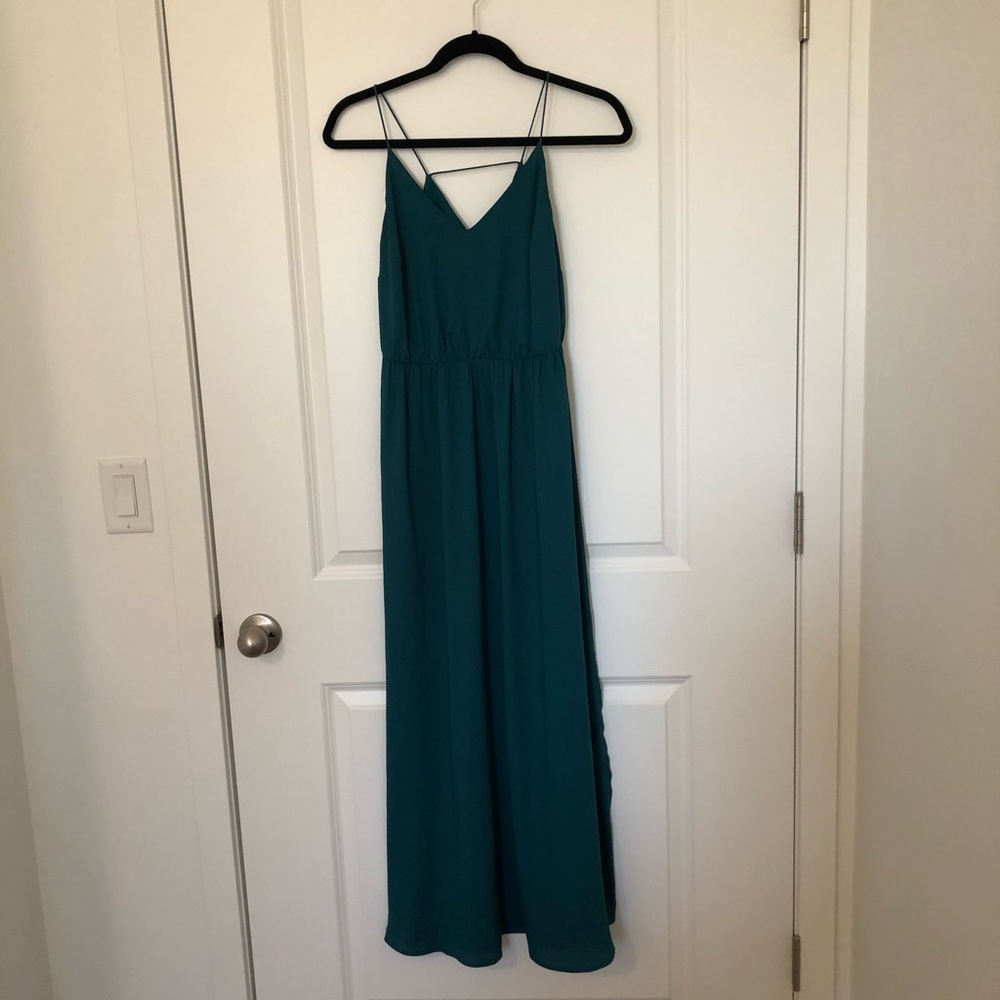 Loft green dress